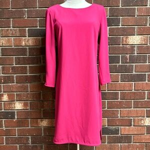 Laundry‎ by Shelli Segal Power Pink Shift Dress Size 4